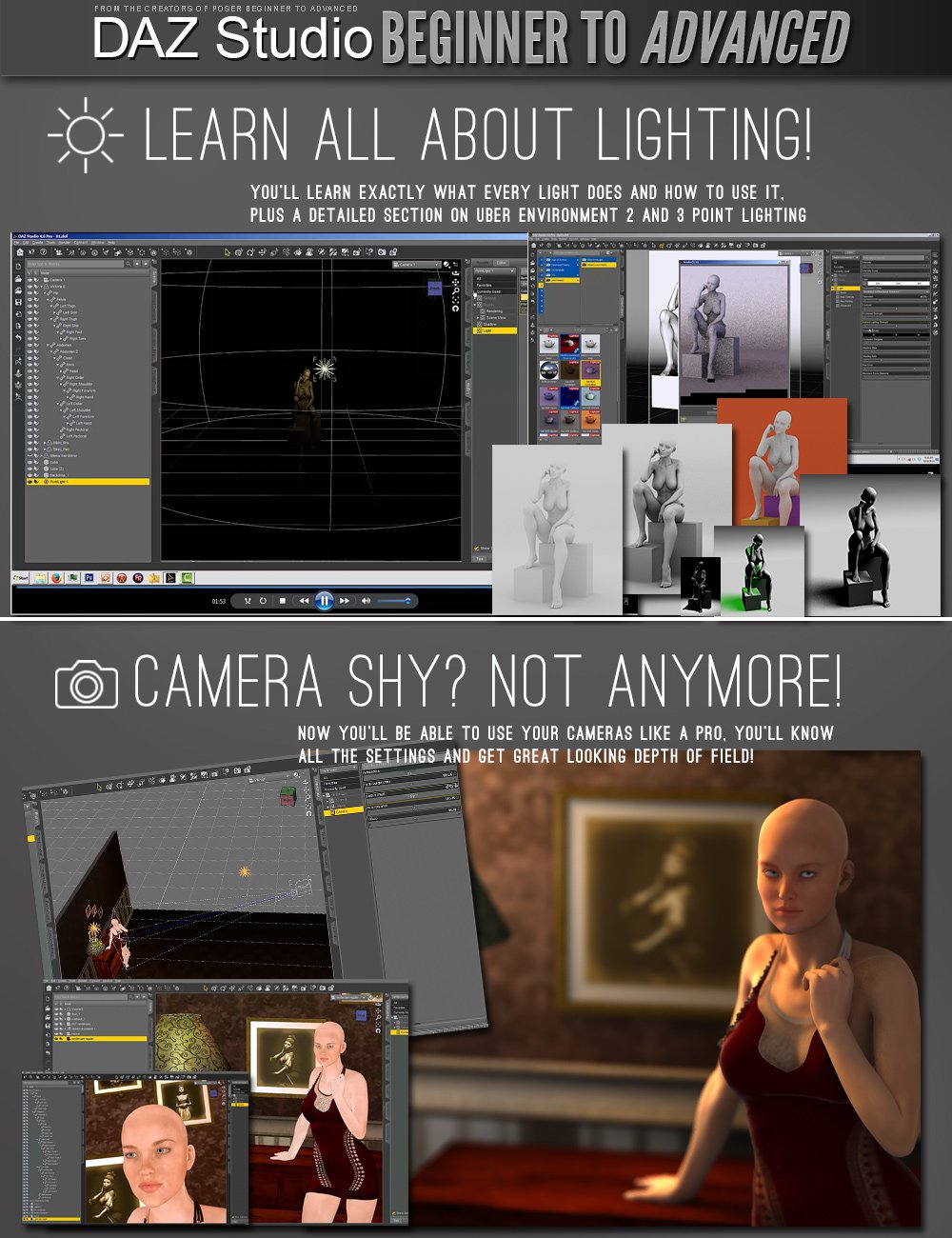 DAZ Studio Beginner to Advanced DAZ Studio Beginner to Advanced by: Fugazi1968ironman13, 3D Models by Daz 3D