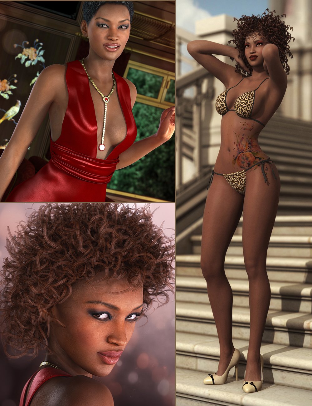 Kendra Bundle by: , 3D Models by Daz 3D