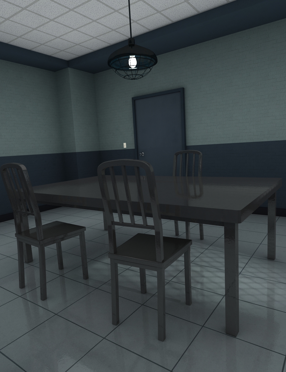 Cross-Examination Room by: , 3D Models by Daz 3D