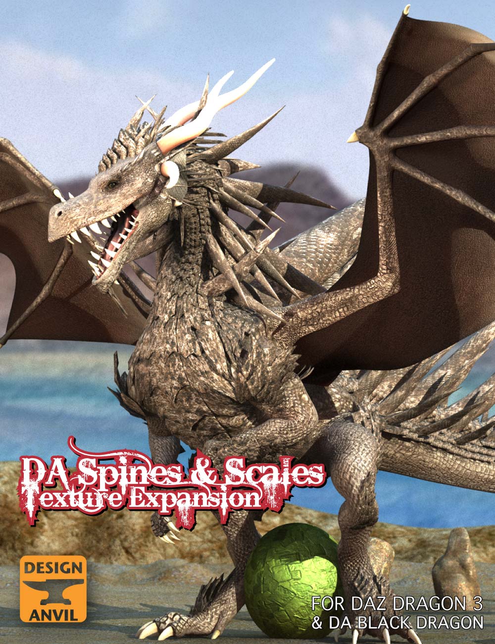 DA Spines & Scales EXP by: Design Anvil, 3D Models by Daz 3D