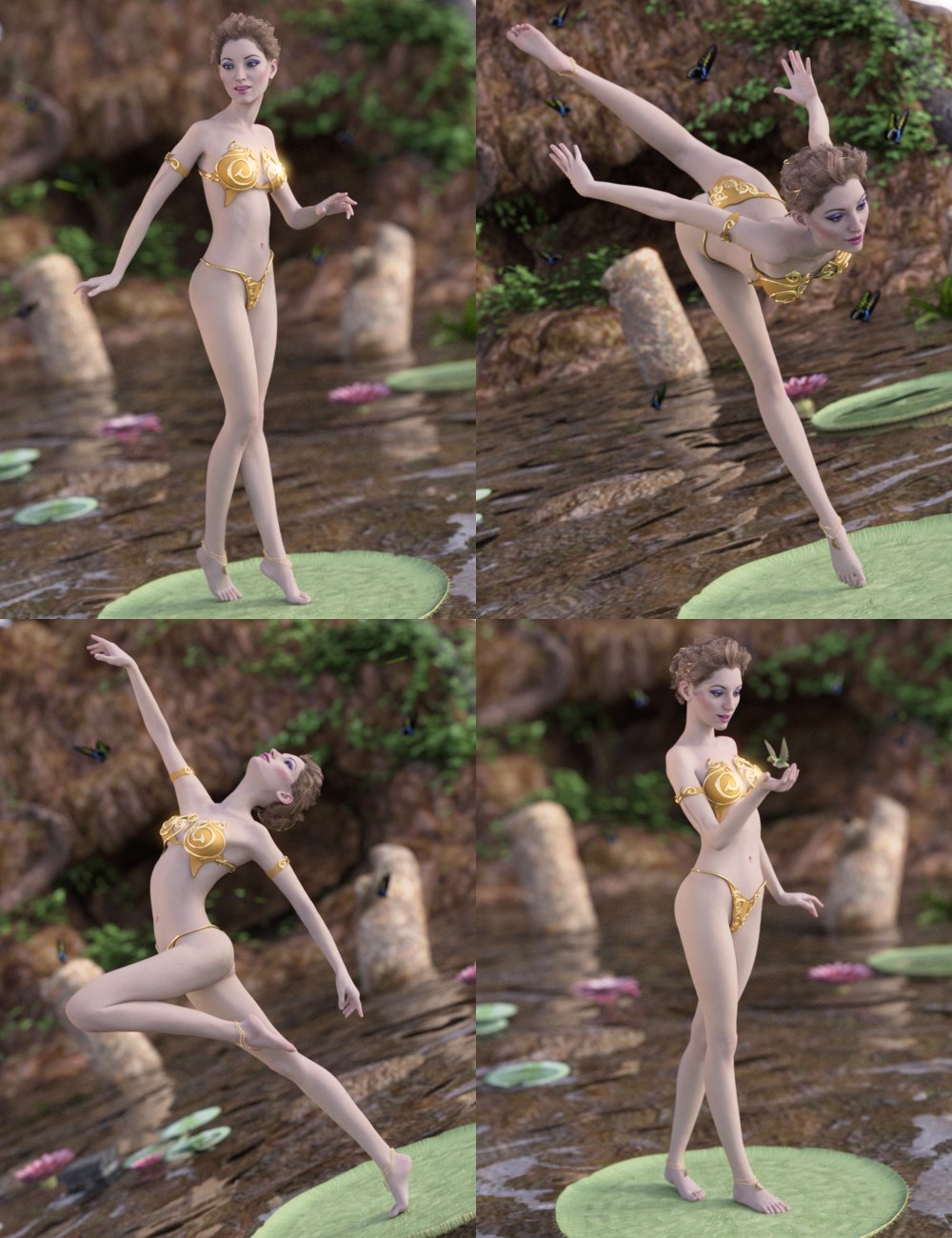 i13 Fantasy Poses for Ninive 6 by: ironman13, 3D Models by Daz 3D