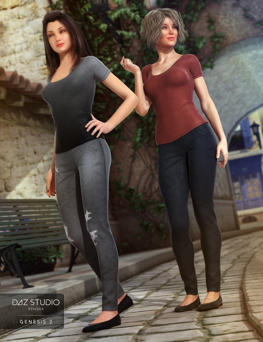 Errands Outfit Textures by: Sarsa, 3D Models by Daz 3D