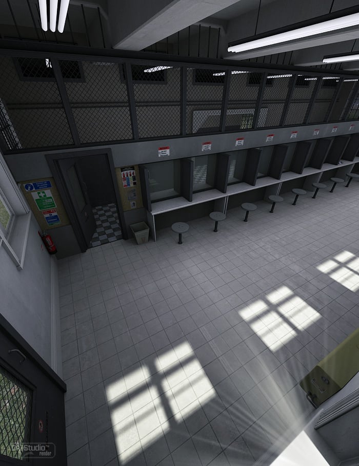 Prison Visitors Room Prison Visitors Room by: ForbiddenWhispersDavid Brinnen, 3D Models by Daz 3D