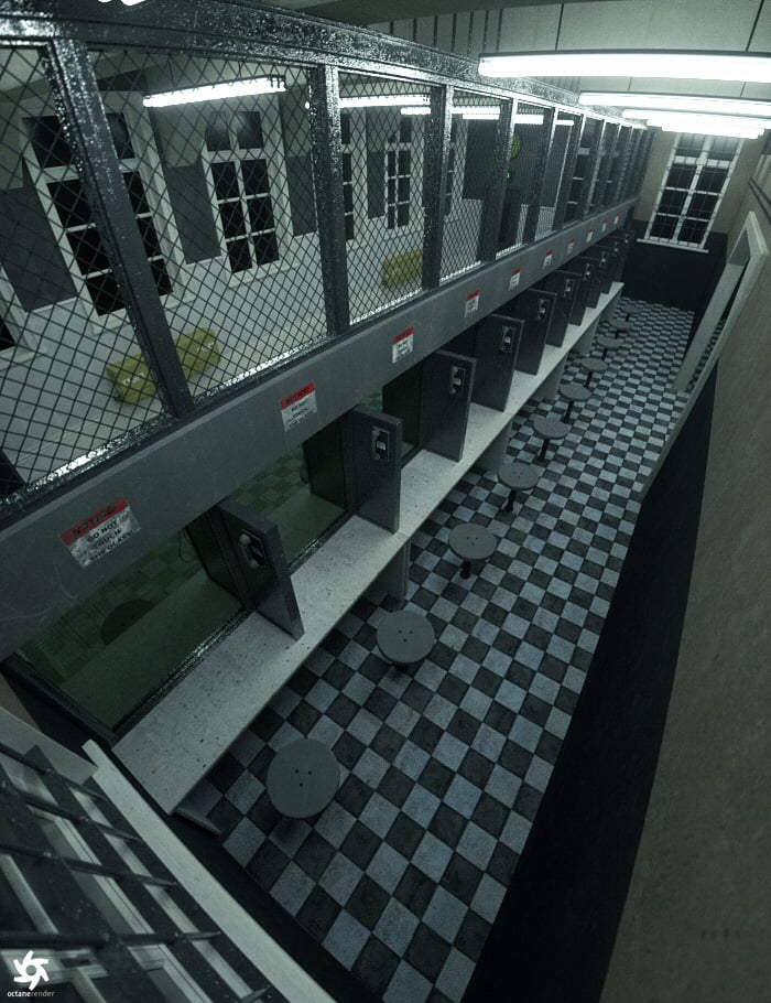 Prison Visitors Room Prison Visitors Room by: ForbiddenWhispersDavid Brinnen, 3D Models by Daz 3D