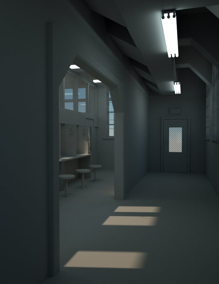 Prison Visitors Room Prison Visitors Room by: ForbiddenWhispersDavid Brinnen, 3D Models by Daz 3D