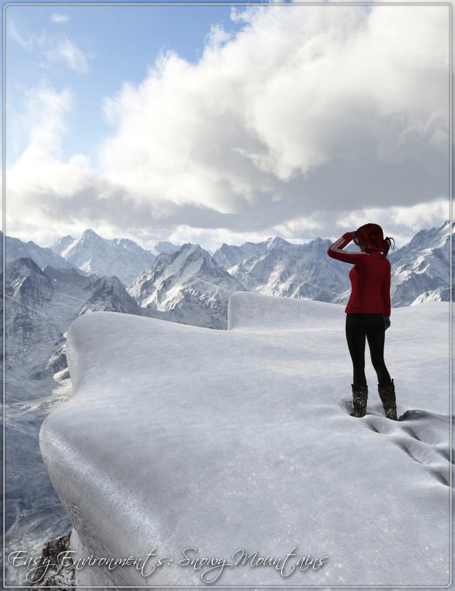 Easy Environments: Snowy Mountains Easy Environments: Snowy Mountains by: Flipmode, 3D Models by Daz 3D