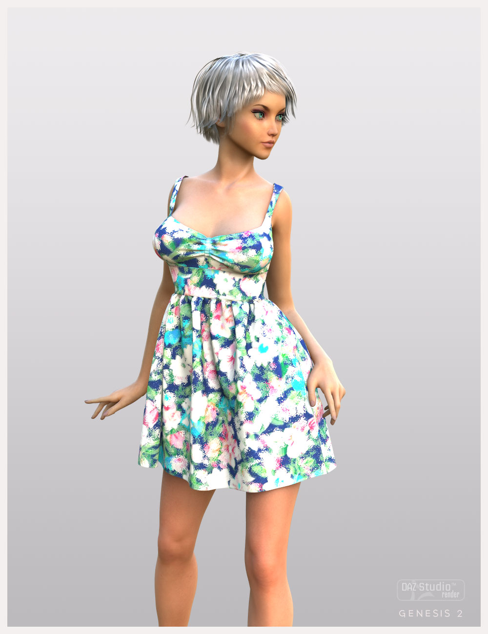 Cute3D's Beautiful Skirt by: Cute3D, 3D Models by Daz 3D