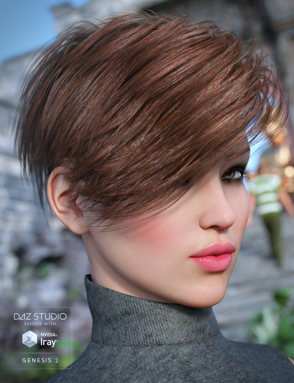Edit Hair for Genesis 2 Female(s) by: goldtassel, 3D Models by Daz 3D