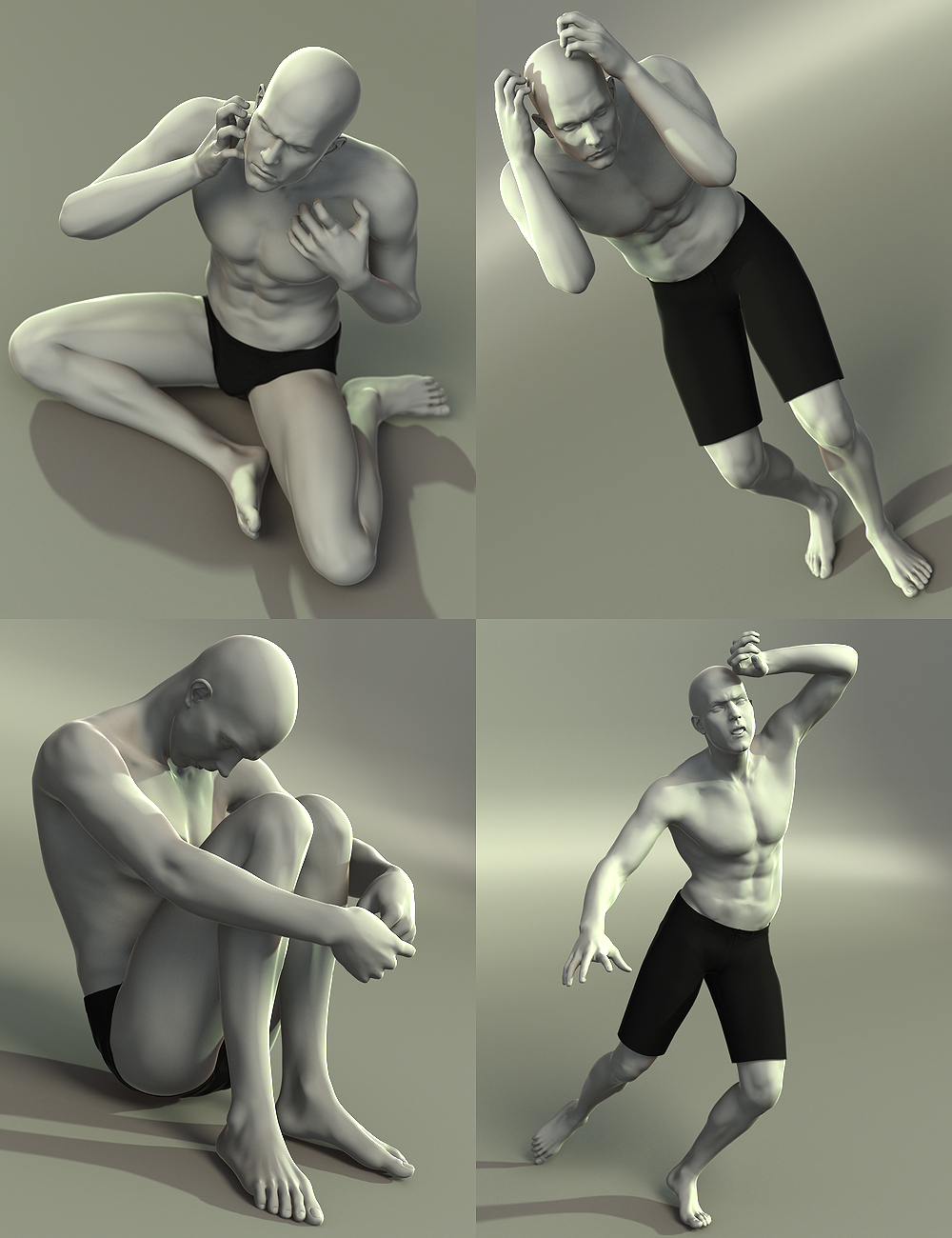 Anguish Poses for Genesis 2 by: FeralFey, 3D Models by Daz 3D