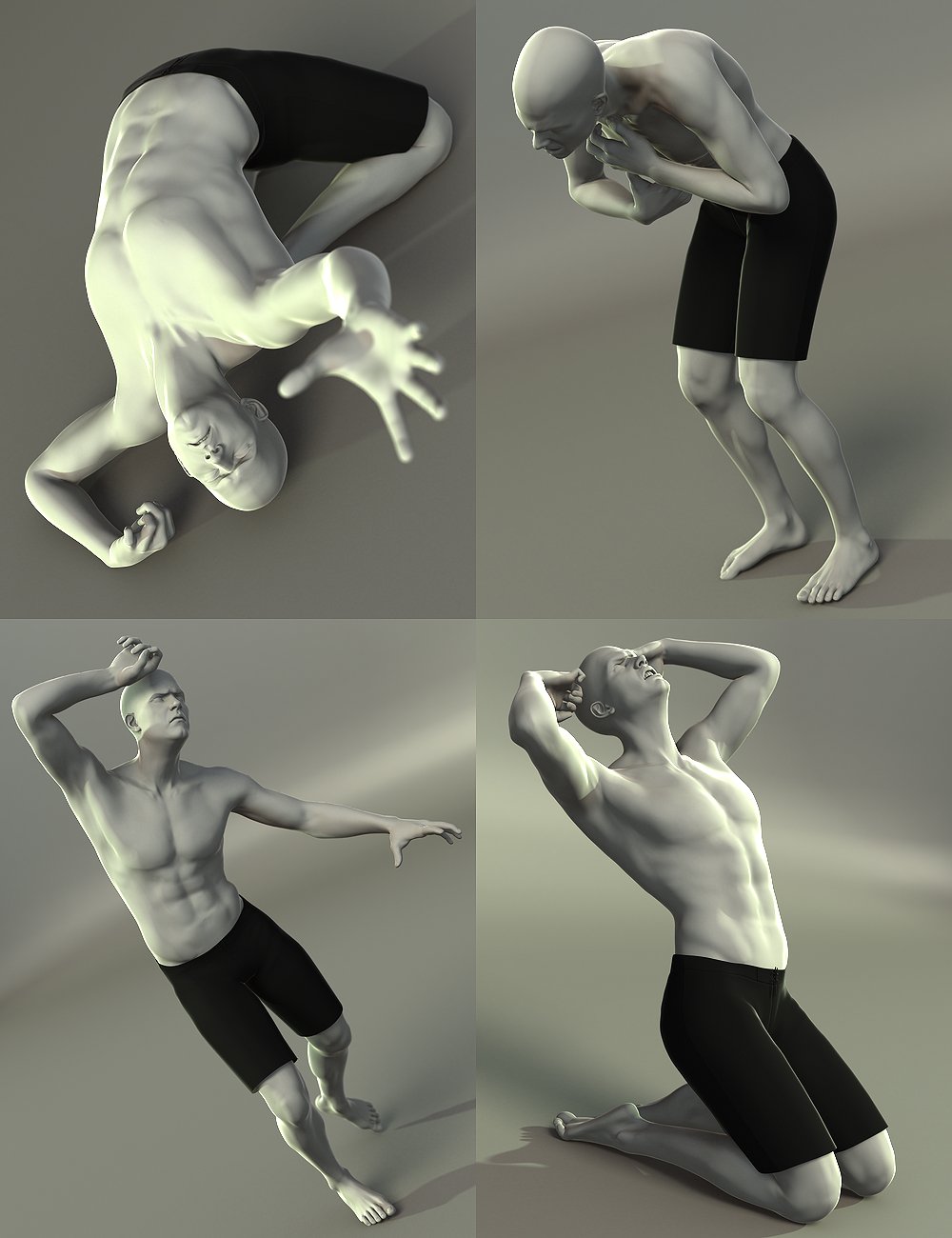 Anguish Poses for Genesis 2 Anguish Poses for Genesis 2 by: FeralFey, 3D Models by Daz 3D