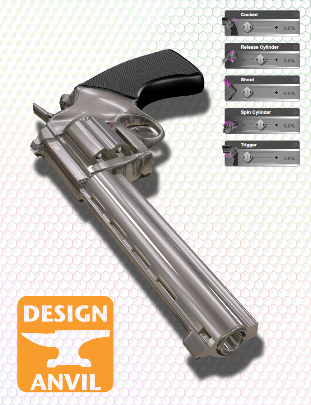 DA Revolver by: Design Anvil, 3D Models by Daz 3D