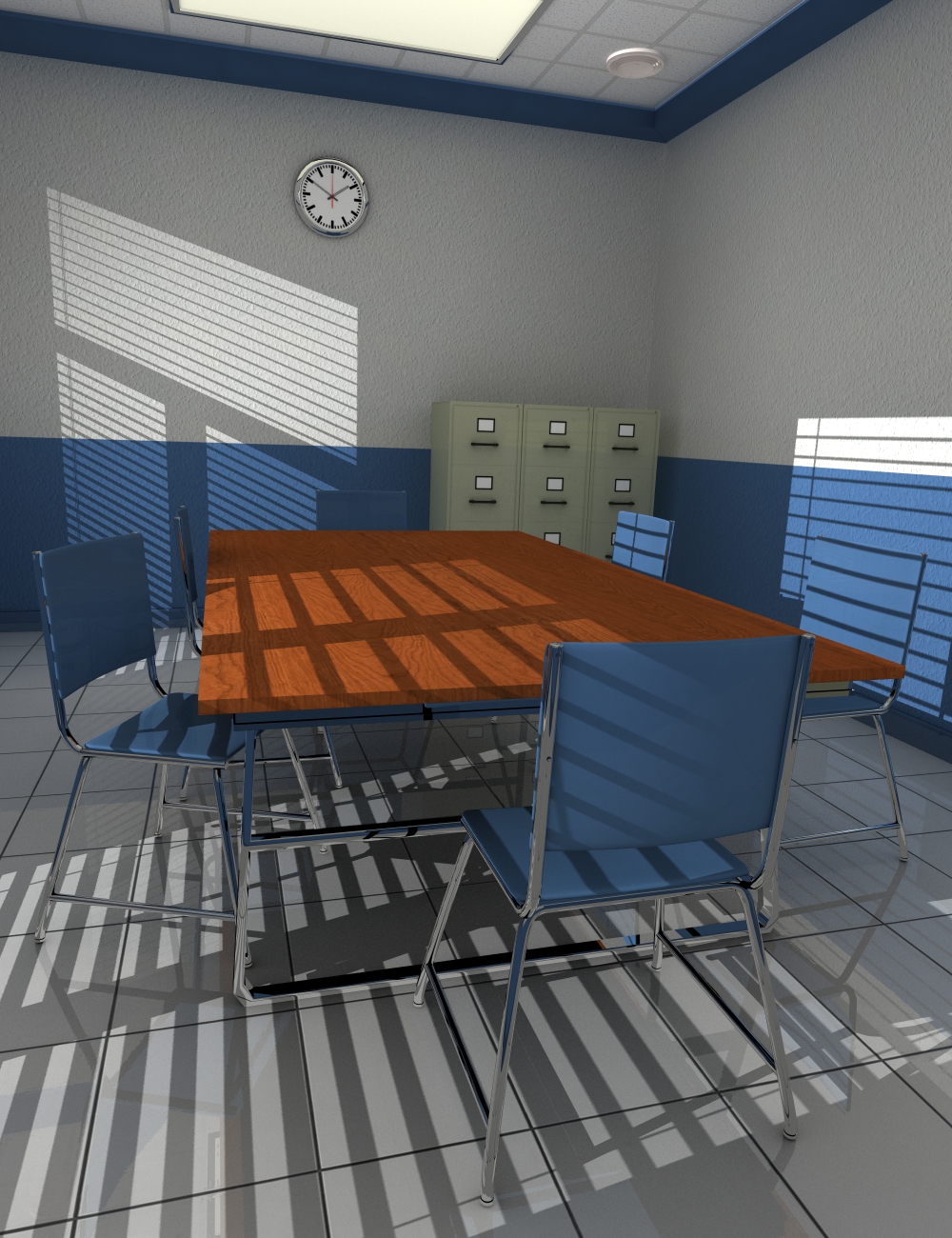 Teacher Meeting Room by: , 3D Models by Daz 3D