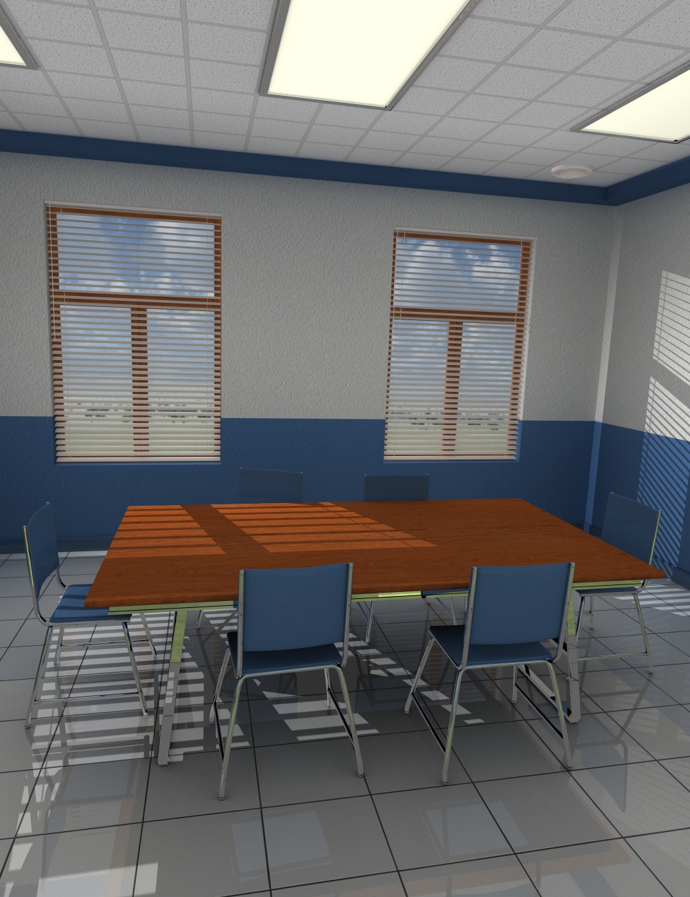 Teacher Meeting Room Teacher Meeting Room by: , 3D Models by Daz 3D