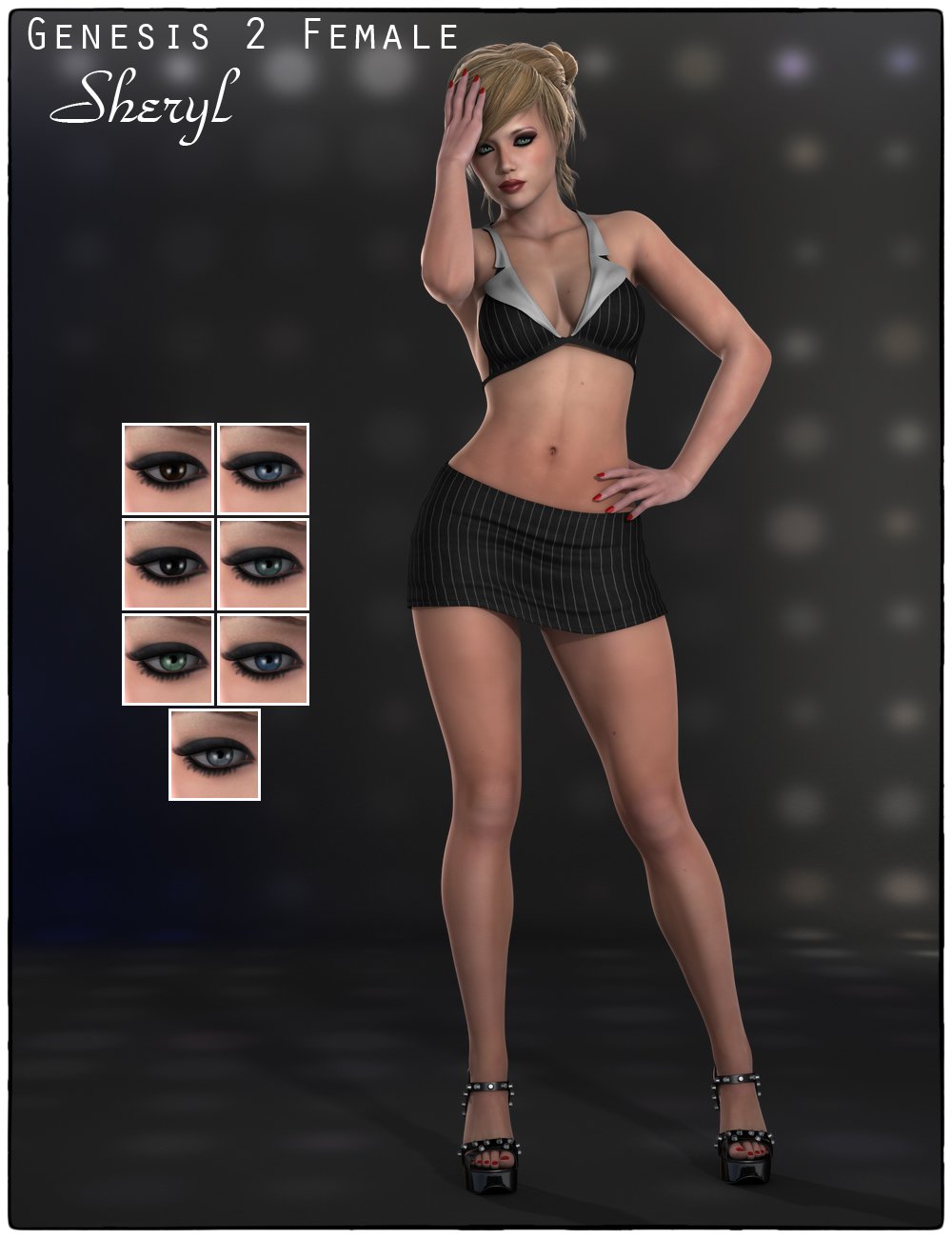 Sheryl for Genesis 2 Female(s) Sheryl for Genesis 2 Female(s) by: Digital Touch, 3D Models by Daz 3D