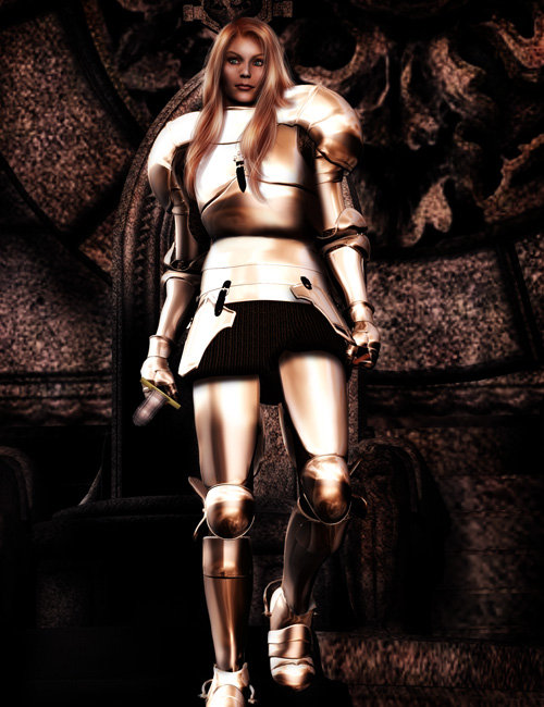 Joan of Arc for V3 by: KuroKumaRavnheart, 3D Models by Daz 3D