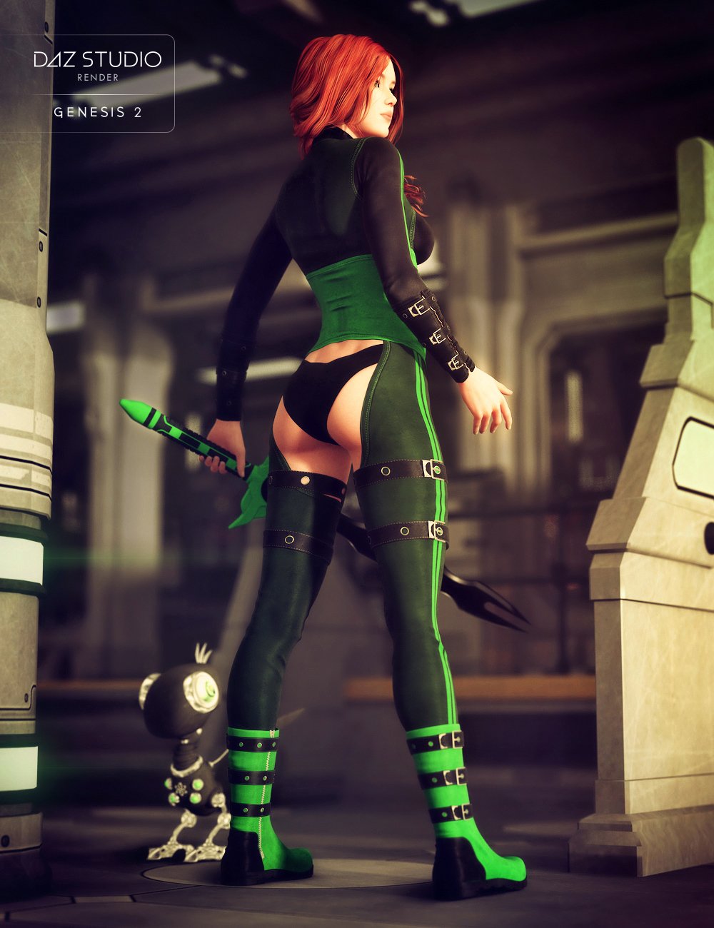 SciFi Enforcer for Genesis 2 Female(s) by: NikisatezShox-Design, 3D Models by Daz 3D