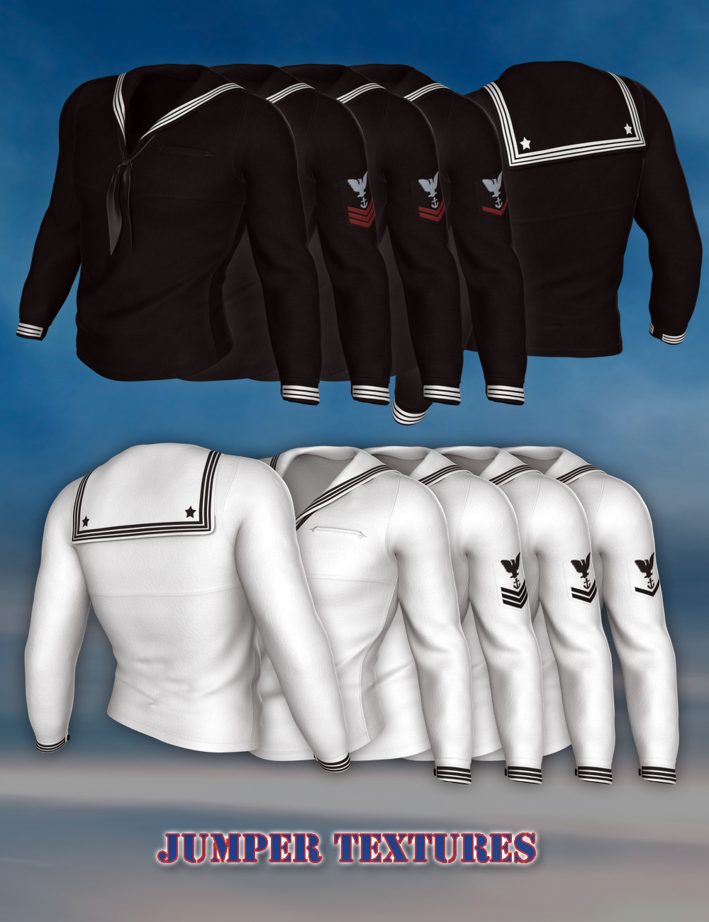 Naval Uniform for Genesis 2 Male(s) by: SloshWerks, 3D Models by Daz 3D