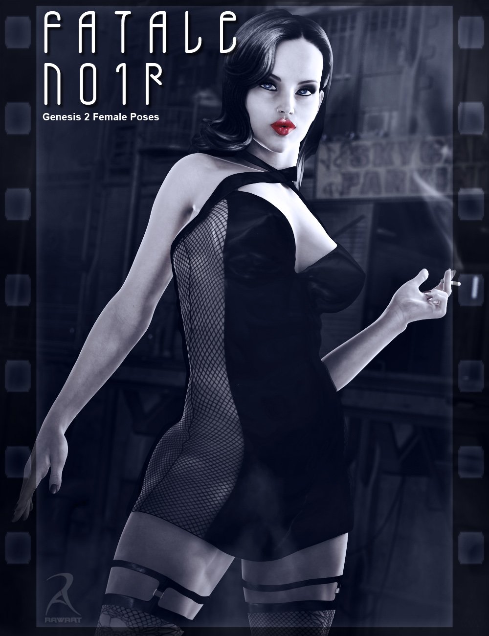 Fatale Noir - Poses for Genesis 2 Female(s) by: RawArt, 3D Models by Daz 3D