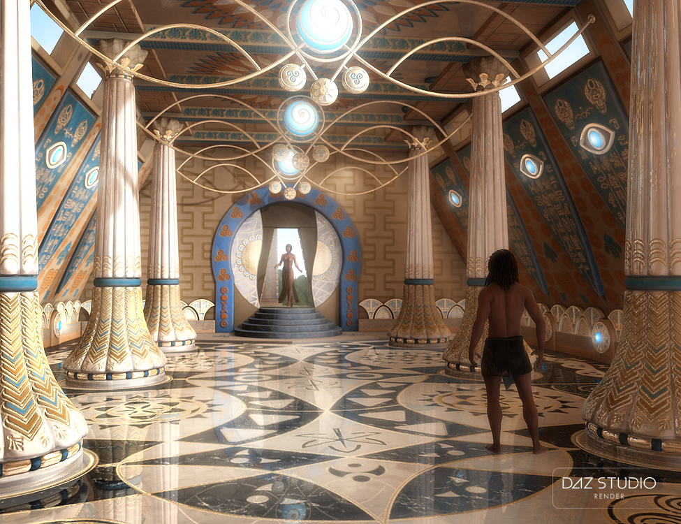 Atlantida Temple by: petipet, 3D Models by Daz 3D
