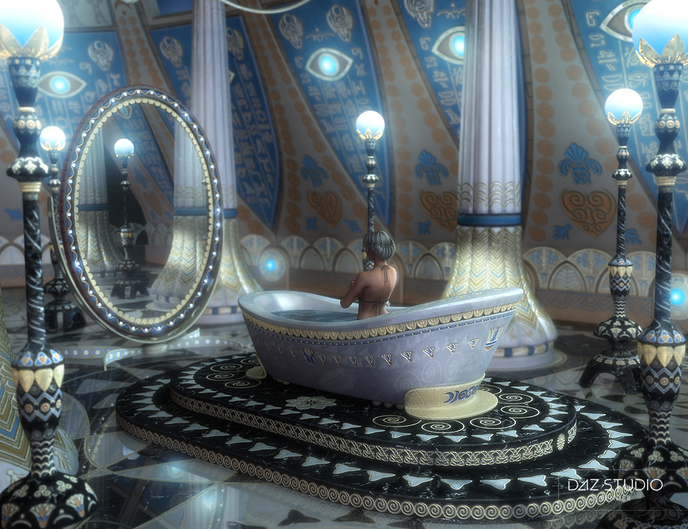 Atlantida Temple Props by: petipet, 3D Models by Daz 3D