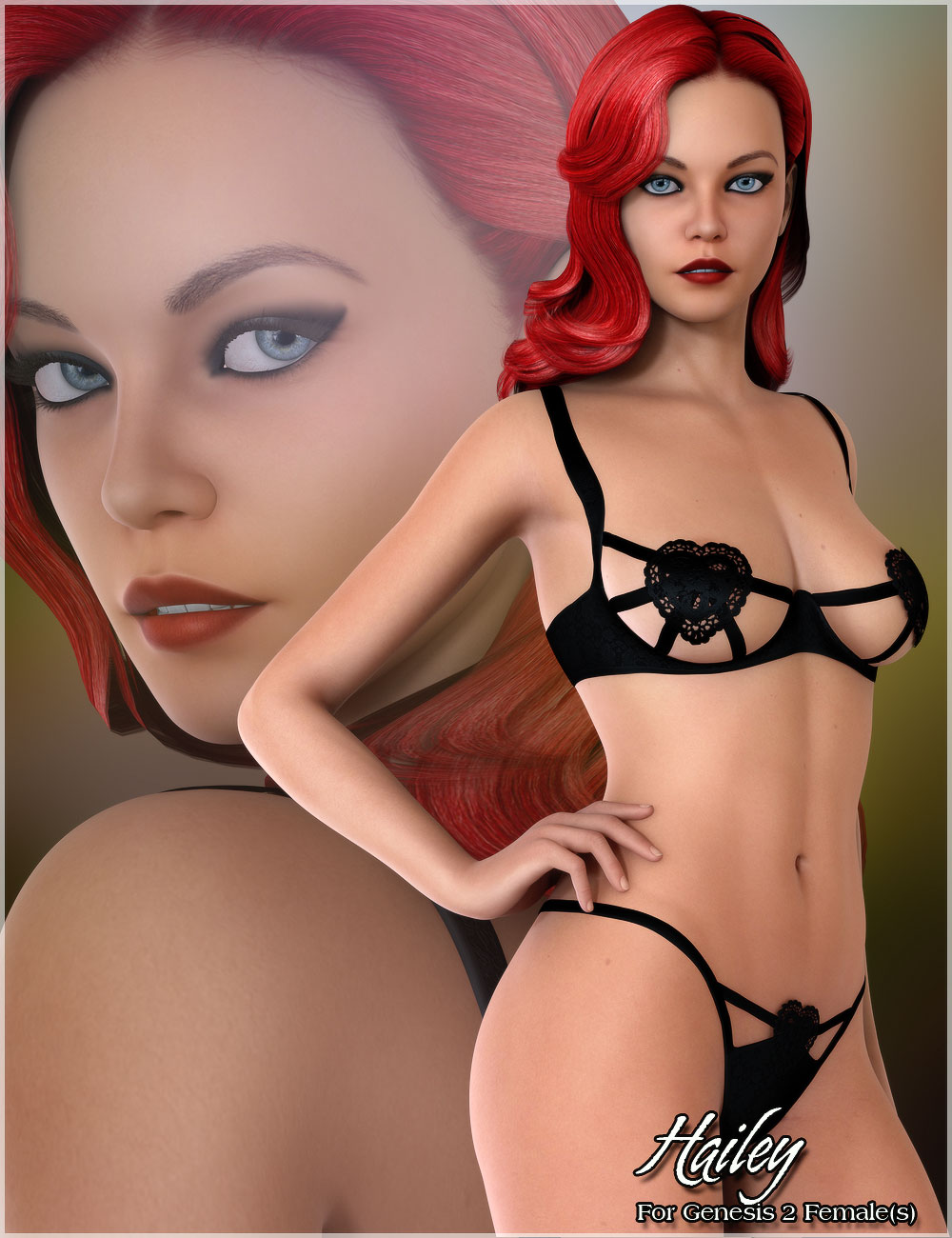 Hailey for Genesis 2 Female(s) by: OziChickBelladzines, 3D Models by Daz 3D