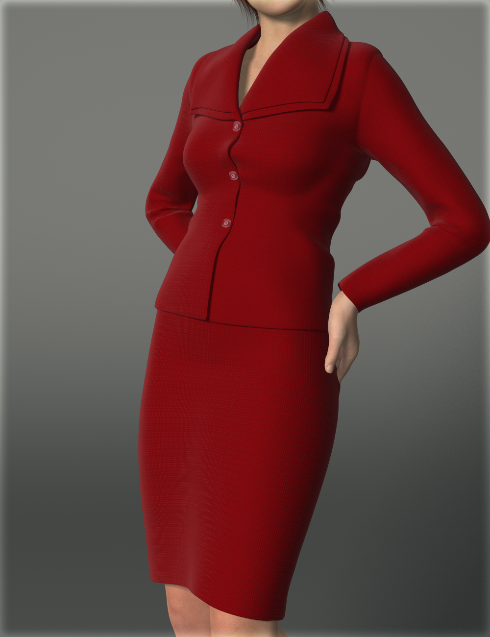 Women's Suit A for Genesis 2 Female(s) by: IH Kang, 3D Models by Daz 3D