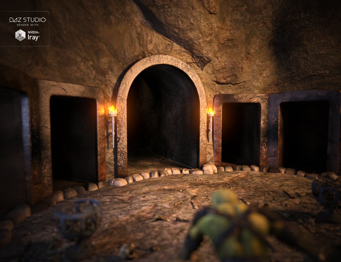 i13 Underground Battle Arena by: ironman13, 3D Models by Daz 3D