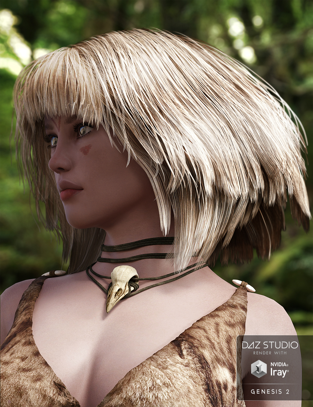 Apple Hair for Genesis and Genesis 2 Female(s) by: goldtassel, 3D Models by Daz 3D