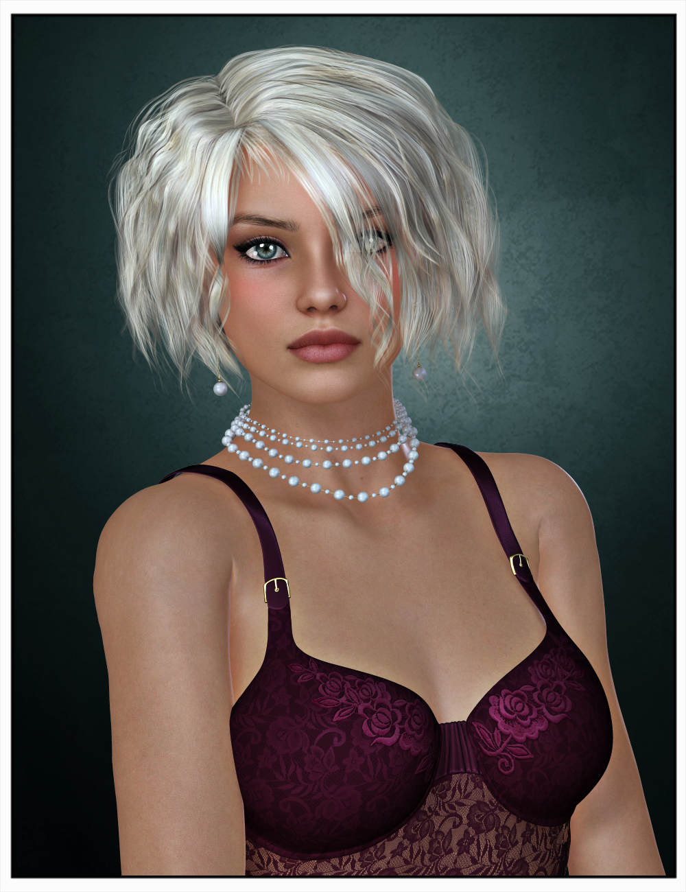 Florance Hair for Genesis 2 Female(s) by: SWAM, 3D Models by Daz 3D