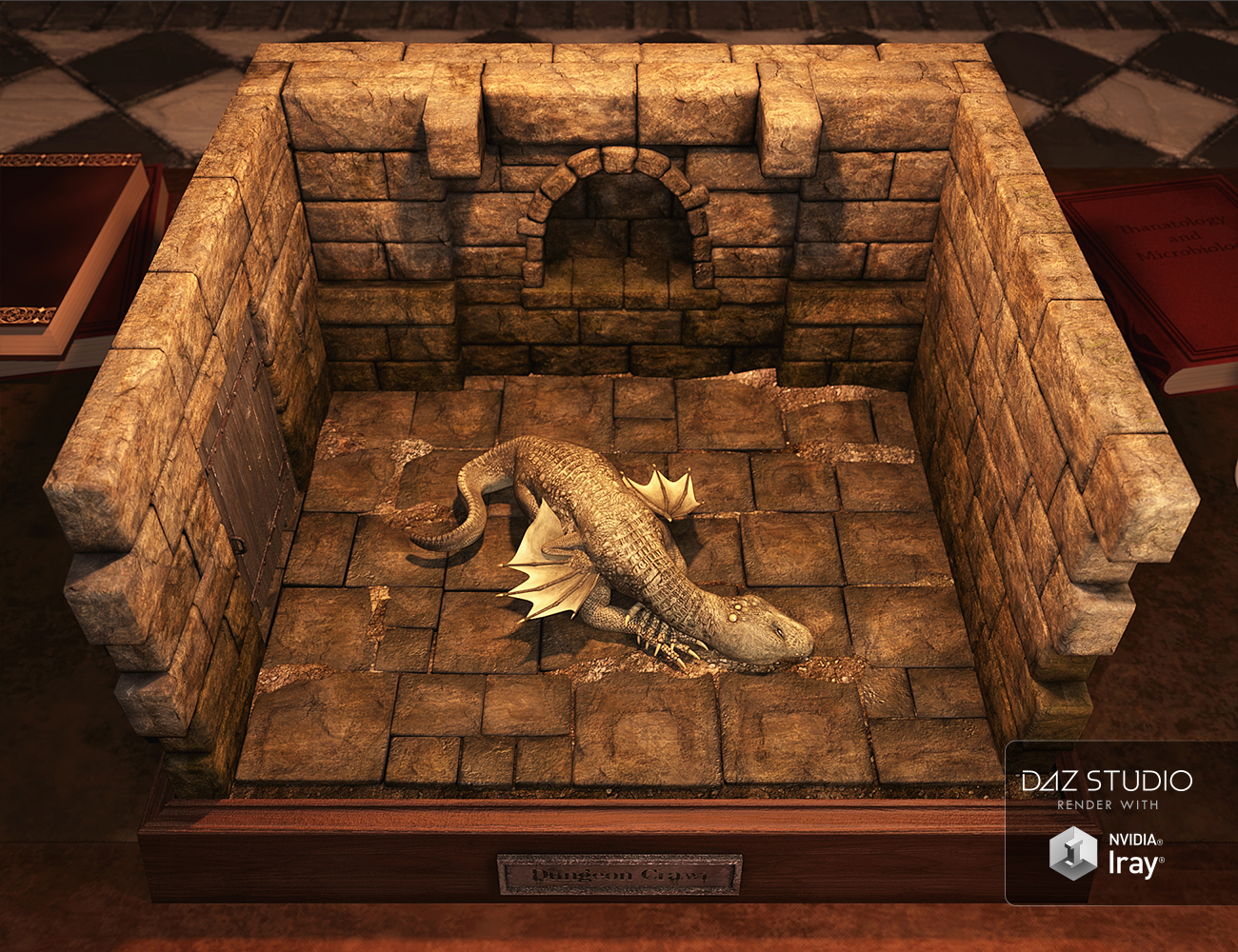 Muelsfell Dungeon Crawl Display Base Muelsfell Dungeon Crawl Display Base by: E-Arkham, 3D Models by Daz 3D