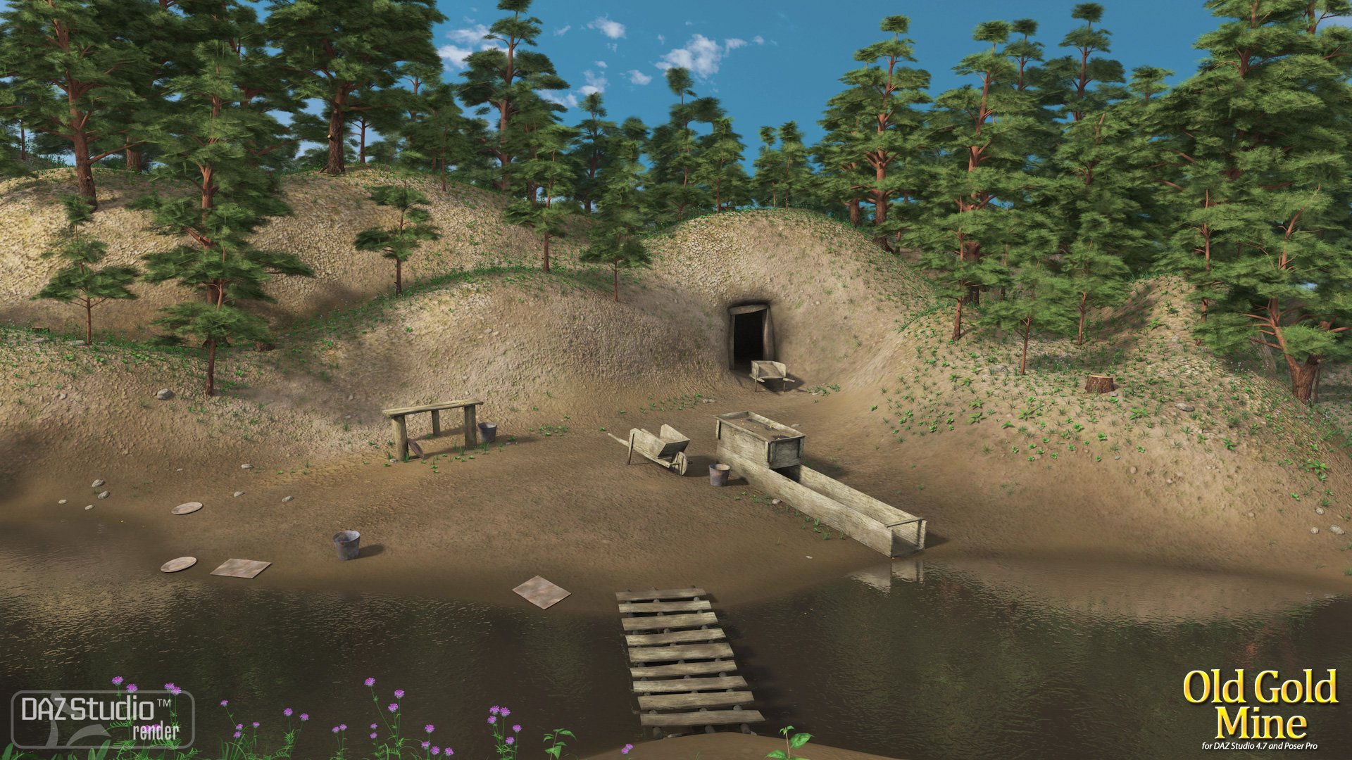 Old Gold Mine Old Gold Mine by: Andrey Pestryakov, 3D Models by Daz 3D