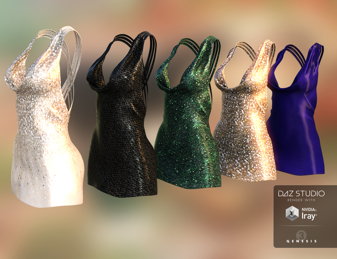 Little Black Dress Textures by: Sarsa, 3D Models by Daz 3D