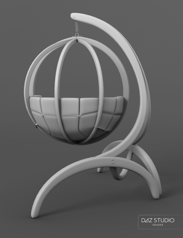 RW Hanging Pod Chair by: Renderwelten, 3D Models by Daz 3D