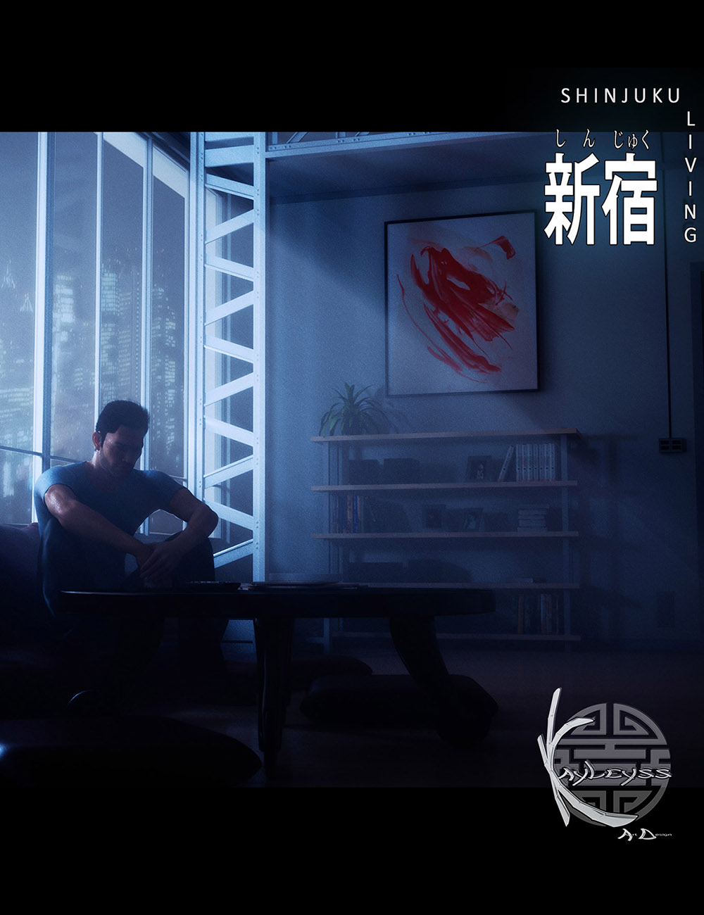 图片[1]-[daz场景] 新宿生活-DAZ爱好者