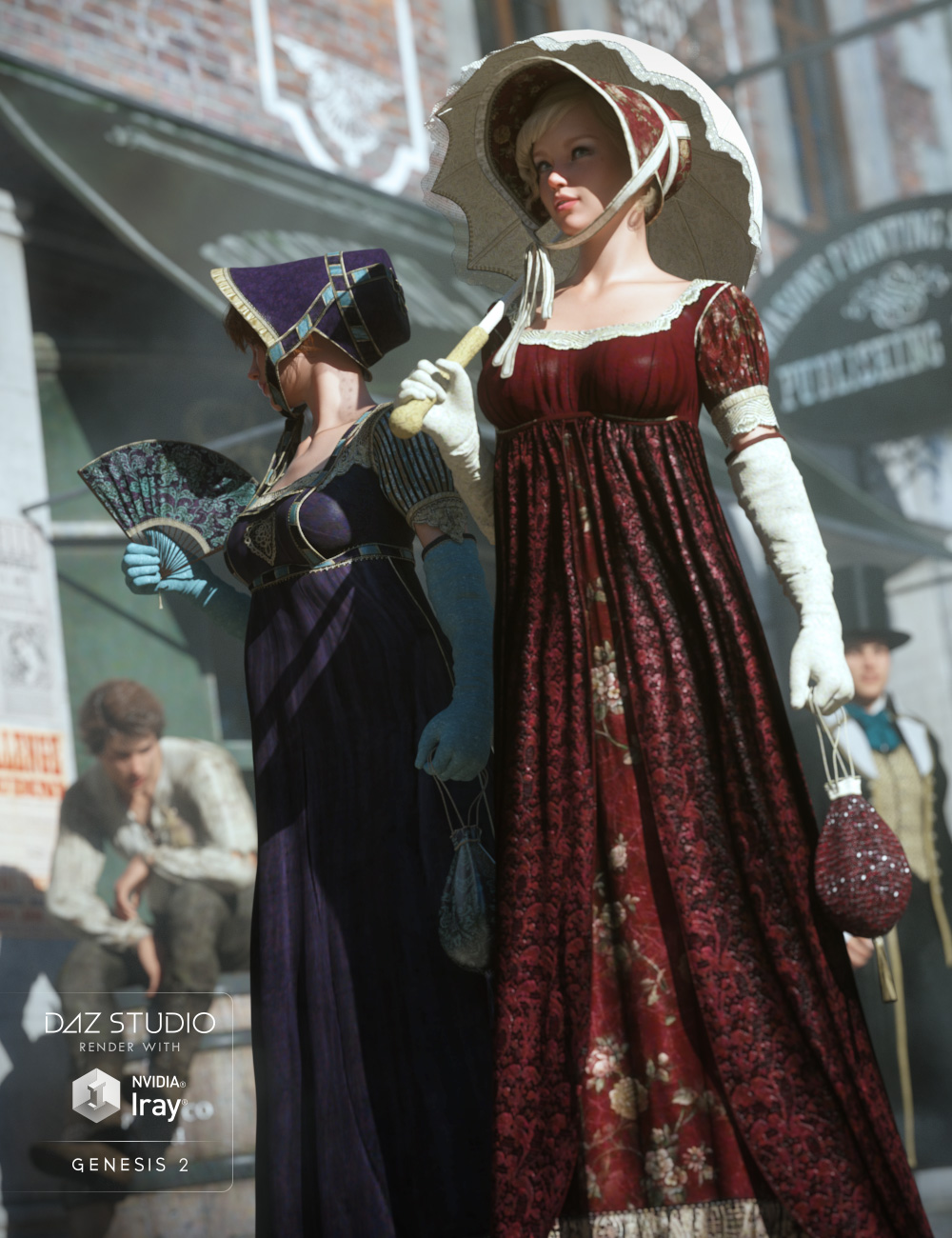 Fanciful Ladies for Sensibility by: Sarsa, 3D Models by Daz 3D