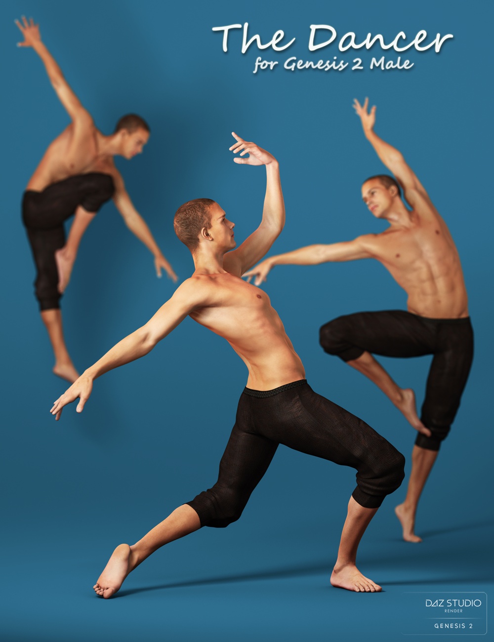 Young Male In Dancer Pose by Michael Rowe