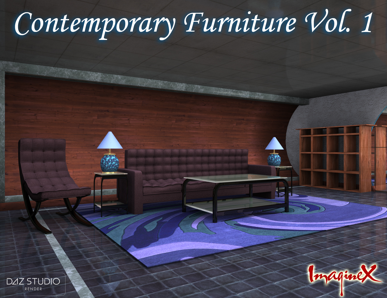 Contemporary Furniture Vol. 1 Contemporary Furniture Vol. 1 by: ImagineX, 3D Models by Daz 3D