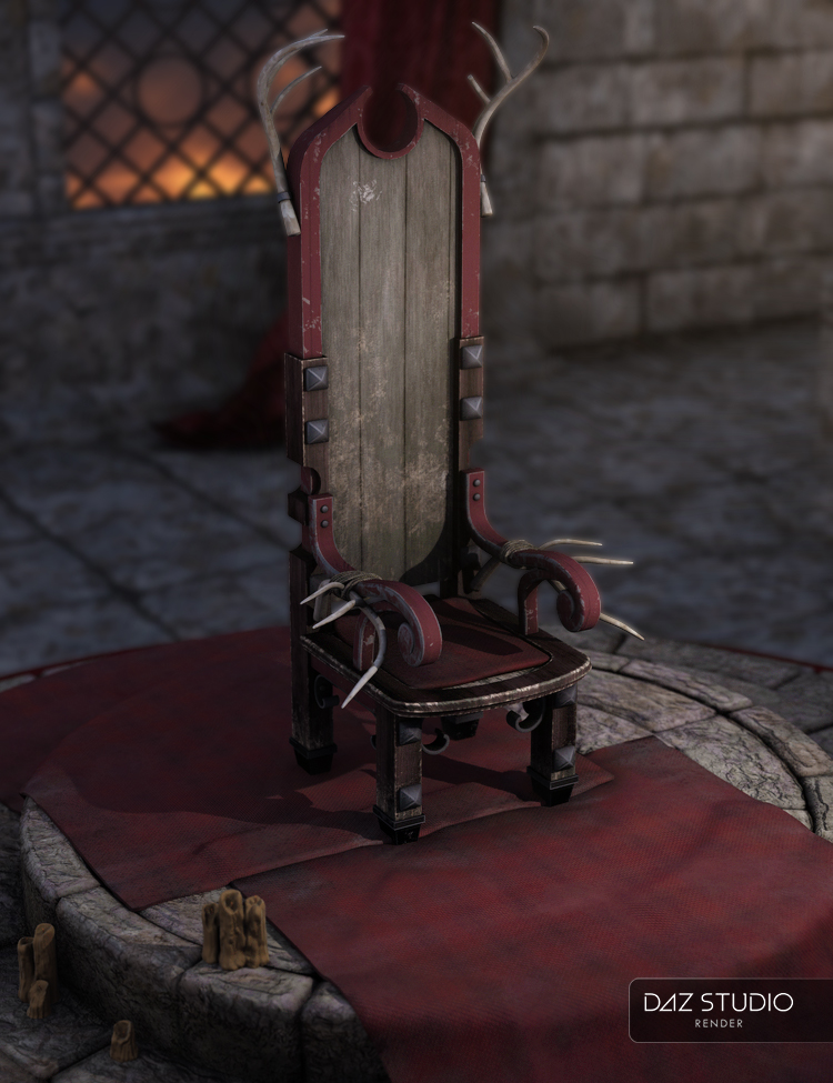 Muelsfell Contemptuous Throne Display Base Muelsfell Contemptuous Throne Display Base by: E-Arkham, 3D Models by Daz 3D