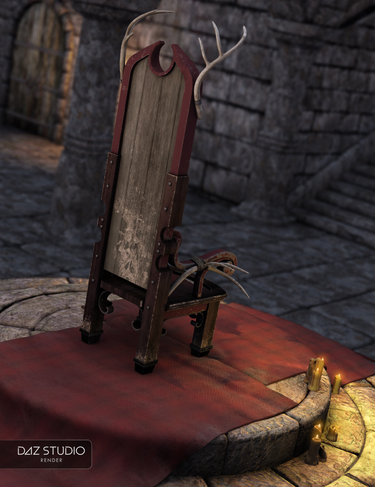 Muelsfell Contemptuous Throne Display Base by: E-Arkham, 3D Models by Daz 3D