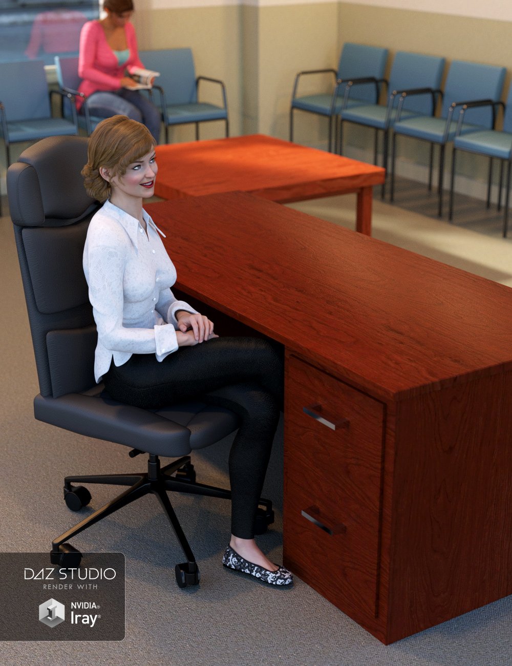 Waiting Room by: , 3D Models by Daz 3D