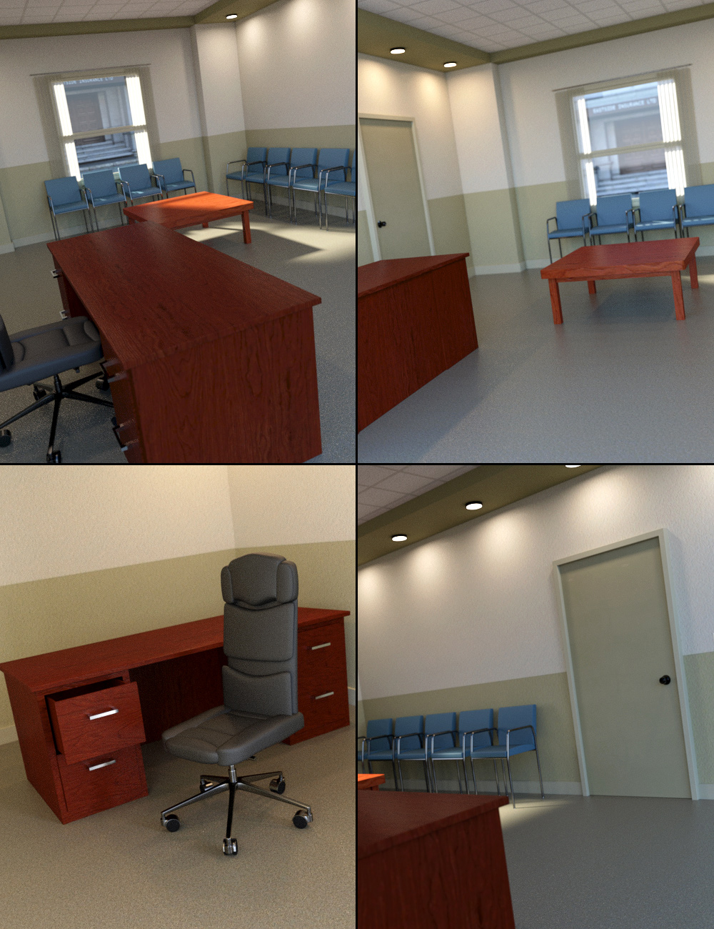 Waiting Room Waiting Room by: , 3D Models by Daz 3D