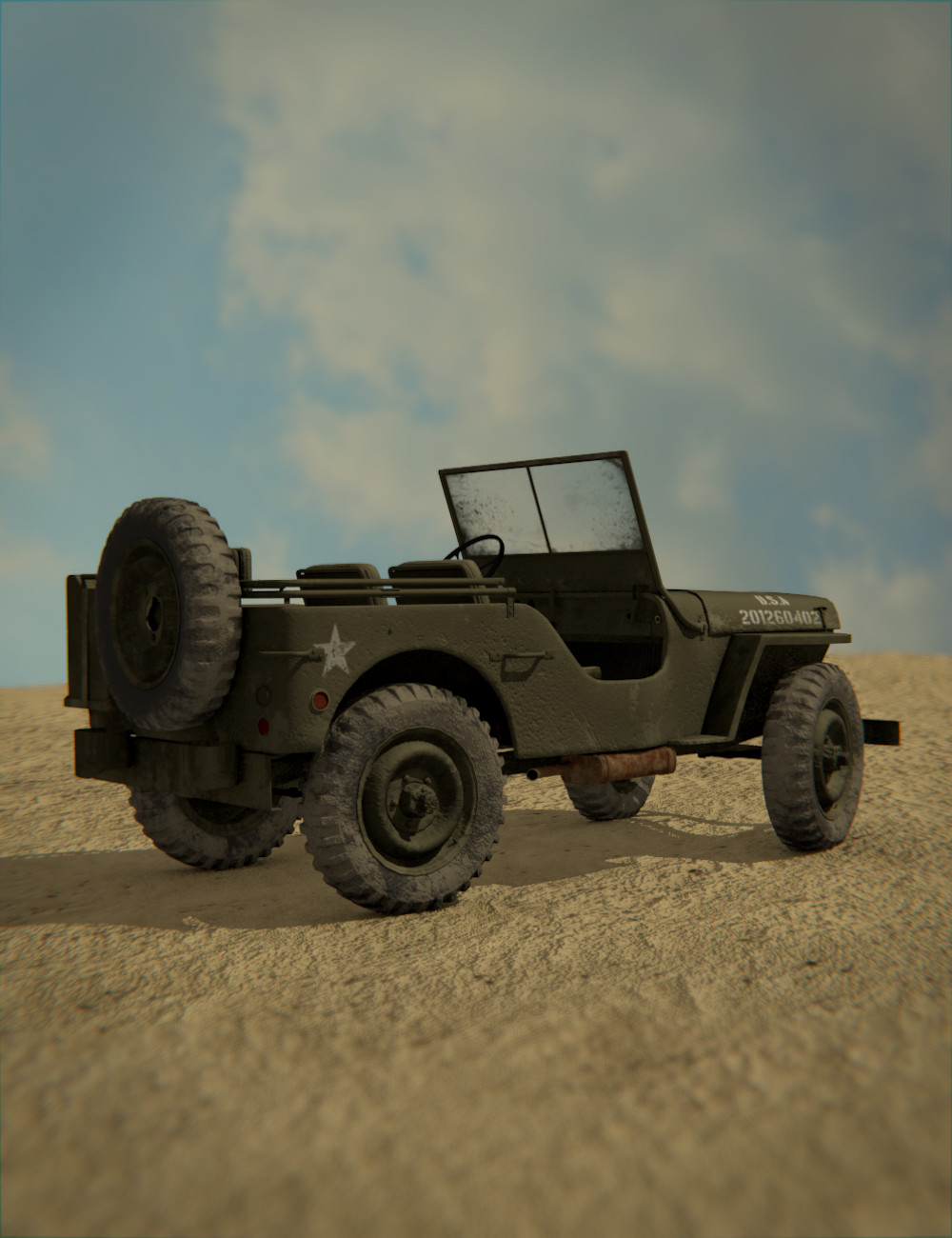 Army Vehicles by: ELS, 3D Models by Daz 3D