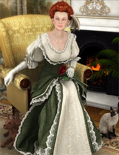 Vintage Vert Vintage Vert by: LaurieS, 3D Models by Daz 3D