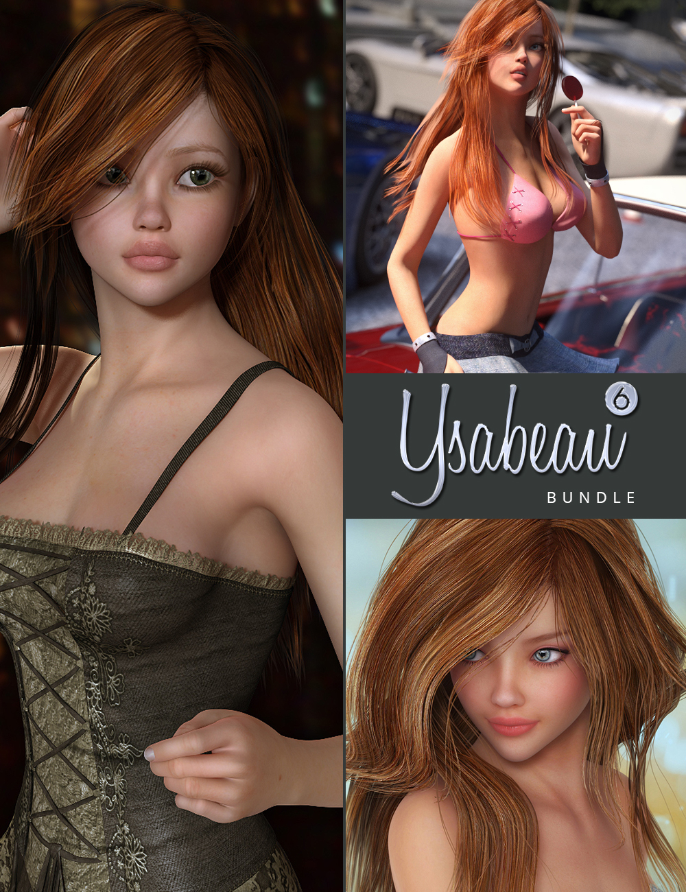 Ysabeau 6 Bundle by: , 3D Models by Daz 3D
