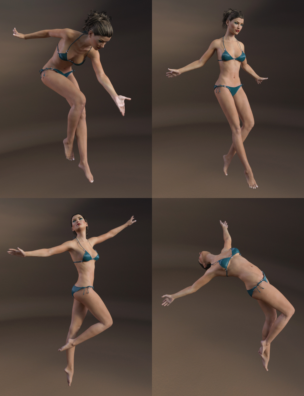 Elegant Fantasy Poses for Victoria 7 by: Elliandra, 3D Models by Daz 3D