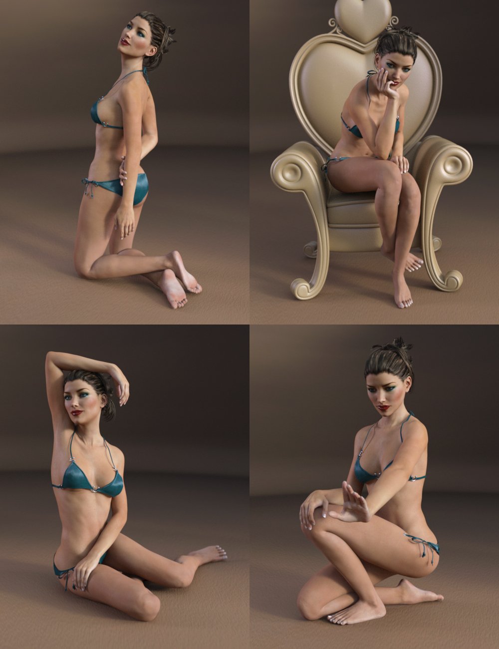 Elegant Fantasy Poses for Victoria 7 Elegant Fantasy Poses for Victoria 7 by: Elliandra, 3D Models by Daz 3D