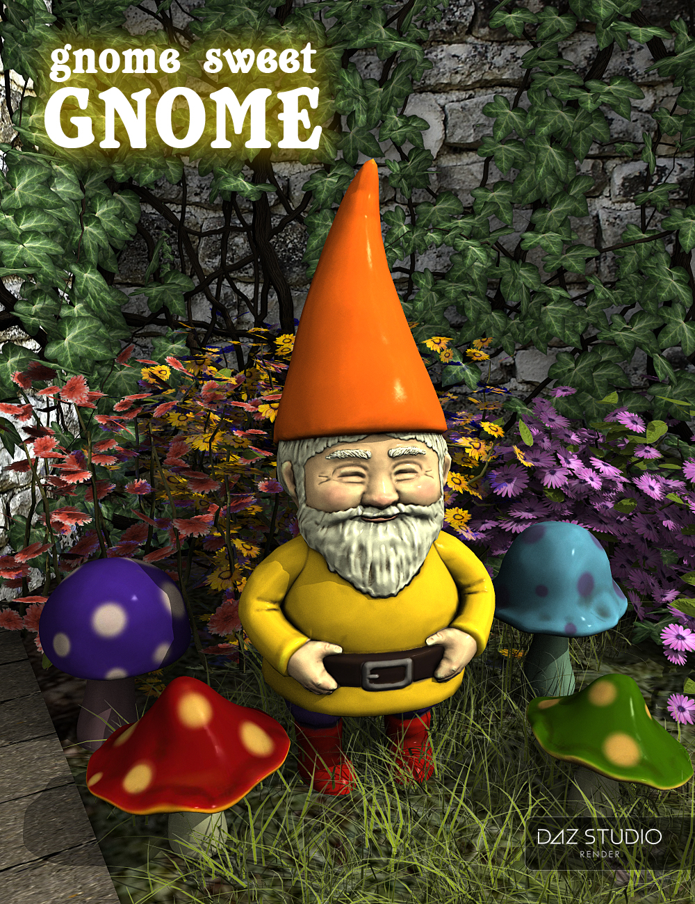 Gnome Sweet Gnome by: Sharktooth, 3D Models by Daz 3D
