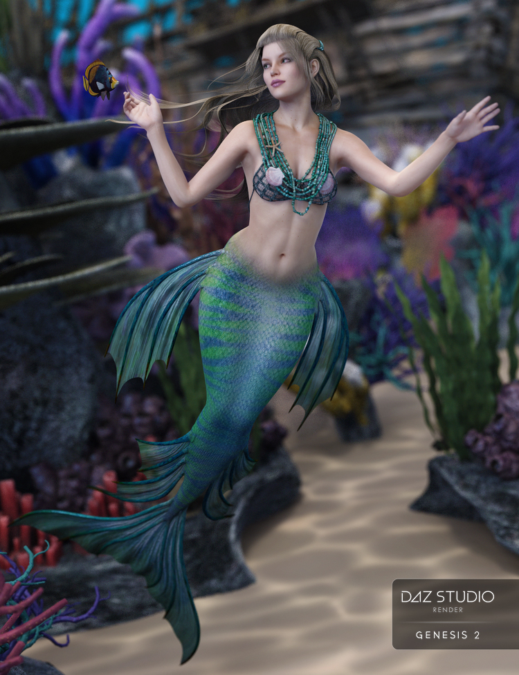 Lorelei Mertail Textures by: shaunahowell, 3D Models by Daz 3D