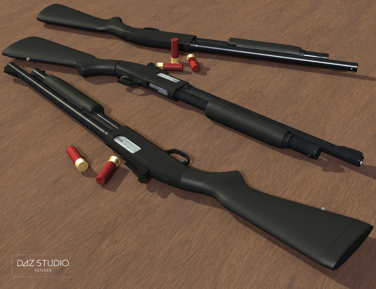 Modern Weapons Collection 1 by: Porsimo, 3D Models by Daz 3D