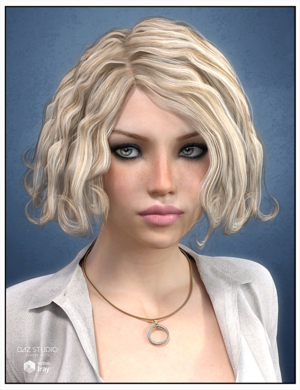 Icie Hair for Genesis 2 and 3 Female(s) and Victoria 4 by: SWAM, 3D Models by Daz 3D